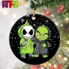 Grinch And Jack Nightmare Before Christmas I Love You To The Moon And Back Christmas Tree Decorations 2023 Ornament