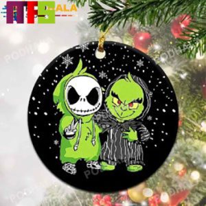 Grinch And Jack Skellington Christmas Tree Decorations 2023 Unique Xmas Ornament Grinch And Jack Skellington Christmas Tree Decorations 2023 Unique Xmas Ornament