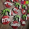 Grinch Face Christmas Tree Decorations 2023 Unique Ceramic Custom Name Xmas Ornament