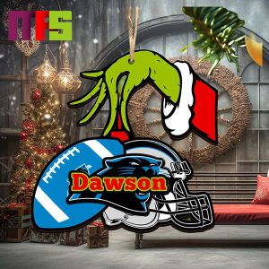 Grinch Hand Stole Carolina Panthers NFL Christmas Tree Decorations Unique Personalized Xmas Ornament