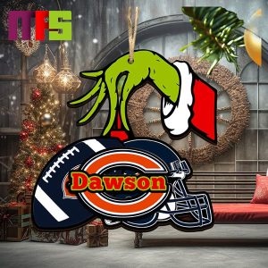 Grinch Hand Stole Chicago Bears NFL Christmas Tree Decorations Unique Personalized Xmas Ornament