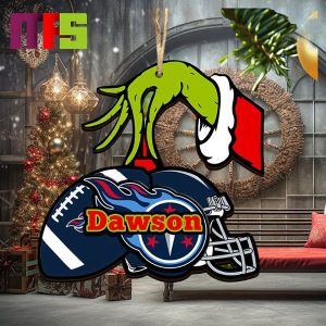 Grinch Hand Stole Tennessee Titans NFL Christmas Tree Decorations Unique Personalized Xmas Ornament