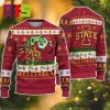 Grinch Stole Iowa Hawkeyes NCAA Funny Best For Holiday Christmas Ugly Sweater