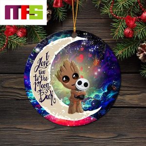 Groot Hold Jack Skelington I Love You To The Moon And Back Christmas Tree Decorations 2023 Ornament Groot Hold Jack Skelington I Love You To The Moon And Back Christmas Tree Decorations 2023 Ornament