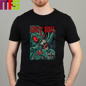 Guns N Roses October 14th 2023 At Seattle WA Kraken Monster Essentials T-Shirt Guns N Roses October 14th 2023 At Seattle WA Kraken Monster Essentials T-Shirt