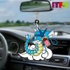 Hologram 3D Mew Pokemon Card Christmas Tree Decorations 2023 Unique Xmas Ornament