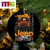 Halloween Pink Jeep Christmas Tree Decorations 2023 Circle Unique Xmas Ornament