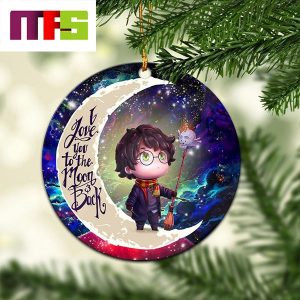 Harry Potter Chibi I Love You To The Moon And Back Christmas Tree Decorations 2023 Ornament
