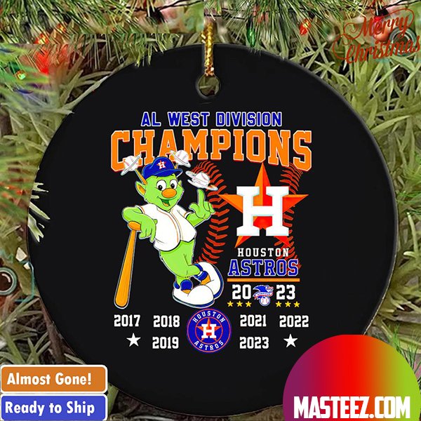 Official Logo Houston Astros 2022 World Series Champions Christmas Ornament  Xmas Tree Decor