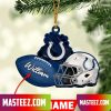 Indianapolis Colts NFL Baby Yoda Star Wars Christmas Tree Decorations Unique Custom Shape Xmas Ornament