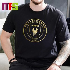 Inter Miami Felicidades Messi Eighth Ballon d’Or 2023 New Logo Classic T-Shirt