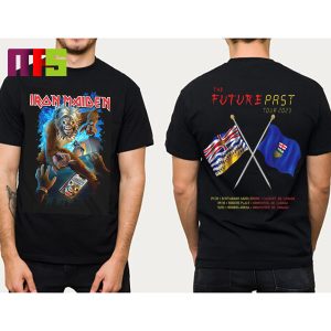 Iron Maiden Canada Event Tee The Future Past 2023 Tour Two Sides Essentials T-Shirt