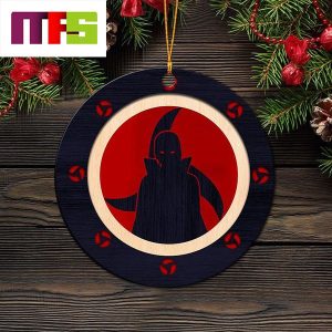 Itachi Naruto Anime Christmas Tree Decorations 2023 Unique Circle Ceramic Xmas Ornament