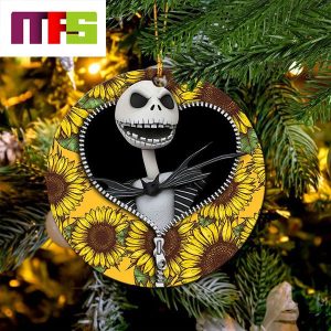 Jack Skellington Nightmare Before Christmas Sunflowers Christmas Tree Decorations 2023 Unique Xmas Ornament Jack Skellington Nightmare Before Christmas Sunflowers Christmas Tree Decorations 2023 Unique Xmas Ornament