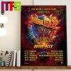 Judas Priest Invincible Shield Tour Europe 2024 Amsterdam AFAS Live On June 10th Home Decor Poster Canvas