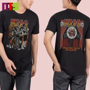 Kiss Psycho Circus Greatest Show On Earth 98 99 Tour Two Sided Essentials T-Shirt Kiss Psycho Circus Greatest Show On Earth 98 99 Tour Two Sided Essentials T-Shirt