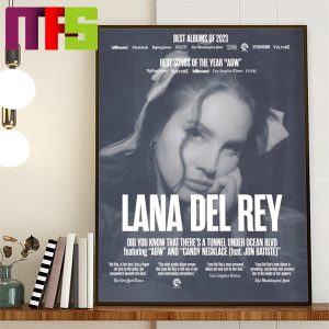 Lana Del Rey For Consideration Banner For The 2024 Grammys Home Decor Poster Canvas