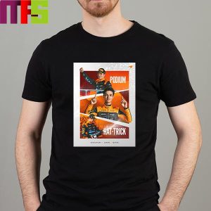 Lando Norris Three Podiums In A Row F1 Essentials T-Shirt