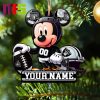 Los Angeles Chargers NFL Baby Yoda Star Wars Christmas Tree Decorations Unique Custom Shape Xmas Ornament