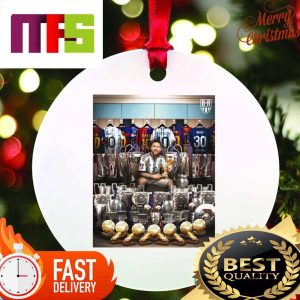 Lionel Messi Has Completed All Football Trophies Christmas Tree Ornaments 2023