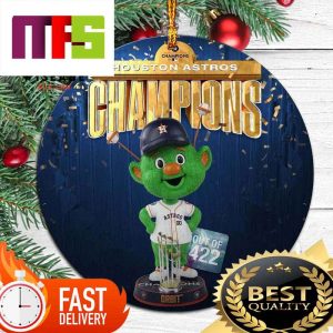 MLB Orbit Mascot Houston Astros World Series 2023 Christmas Ornaments