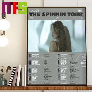 Madison Beer The Spinnin Tour Kickoff In February 2024 Home Decor Poster Canvas