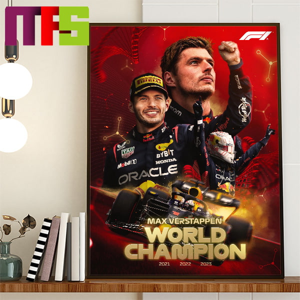3PEAT World Drivers Champion Poster For Max Verstappen. Made by me in  photoshop (: : r/formula1