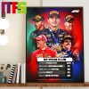 Max Verstappen 50 Race Wins Home Decor Poster Canvas