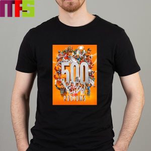 McLaren F1 Team Reach 500 Podiums In F1 Essentials T-Shirt