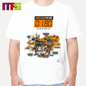 McLaren The Fastest Ever F1 Pit Stop World Record At Qatar GP 2023 Essentials T-Shirt