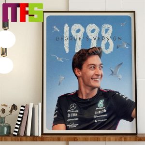 Mercedes AMG Petronas F1 Team 1998 George Russell Version Home Decor Poster Canvas