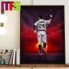 Miguel Cabrera Gracias Miggy For A Fantastic Career In MLB Home Decor Poster Canvas