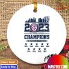 Minnesota Twins AL Central Division Champions 2023 Christmas Tree Decorations Xmas Ornament