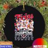 Minnesota Twins AL Central Division Champions 2023 Christmas Tree Decorations Xmas Ornament