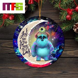 Monster Inc Mike And Sully I Love You To The Moon And Back Christmas Tree Decorations 2023 Ornament