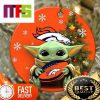 NFL Dallas Cowboys With Baby Yoda Funny Custom Christmas Tree Ornaments 2023
