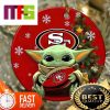NFL Seattle Seahawks With Baby Yoda Funny Custom Christmas Tree Ornaments 2023