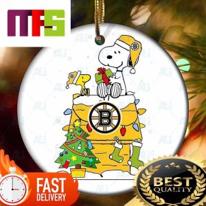 NFL Snoopy Boston Bruins Football Custom Christmas Ornaments 2023