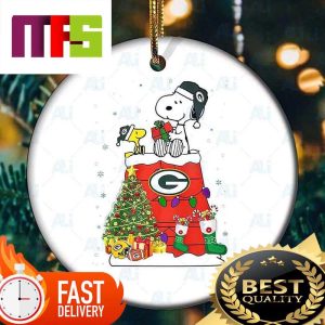 NFL Snoopy Green Bay Packers Football Custom Christmas Ornaments 2023