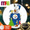 NFL Snoopy Boston Bruins Football Custom Christmas Ornaments 2023