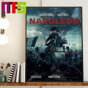 Napoleon By Ridley Scott Starring Joaquin Phoenix On November 22nd 2023 Home Decor Poster Canvas