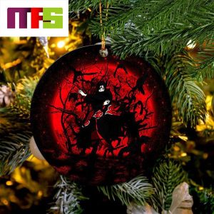 Naruto Itachi Red Moon Christmas Tree Decorations 2023 Unique Ceramic Xmas Ornament
