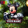 New Orleans Saints NFL Baby Yoda Star Wars Christmas Tree Decorations Unique Custom Shape Xmas Ornament
