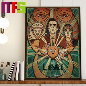 New Loki Season 2 Marvel Studios On Disney Plus Ceramic Mosaics Art Style Home Decor Poster Canvas