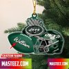 New York Jets NFL Baby Yoda Star Wars Christmas Tree Decorations Unique Custom Shape Xmas Ornament