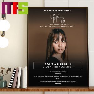 PinkPantheress For Consideration Banner For The 2024 Grammys Home Decor Poster Canvas