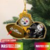 Pittsburgh Steelers NFL Grinch Stole Christmas Tree Decorations Unique Custom Shape Xmas Ornament