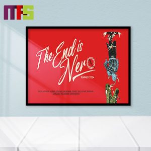 Queens Of The Stone Age The End Is Nero 2024 Tour Summer In Australia Home Decor Poster Canvas