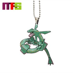 Rayquaza Pokemon Christmas Tree Decorations 2023 Unique Ceramic Custom Shape Xmas Ornament