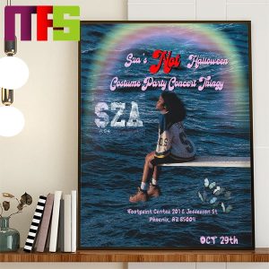 SZA SOS Tour Phoenix AZ At Footprint Center 201 Home Decor Poster Canvas